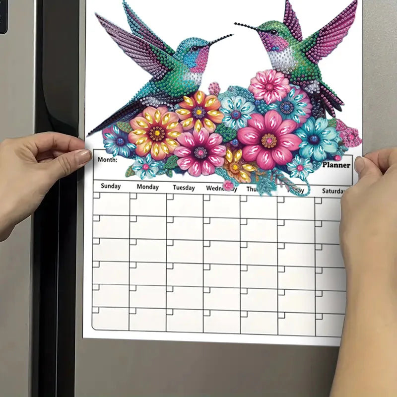 Diamond Painting Kalender met Magnetische Whiteboard Set voor Beginners