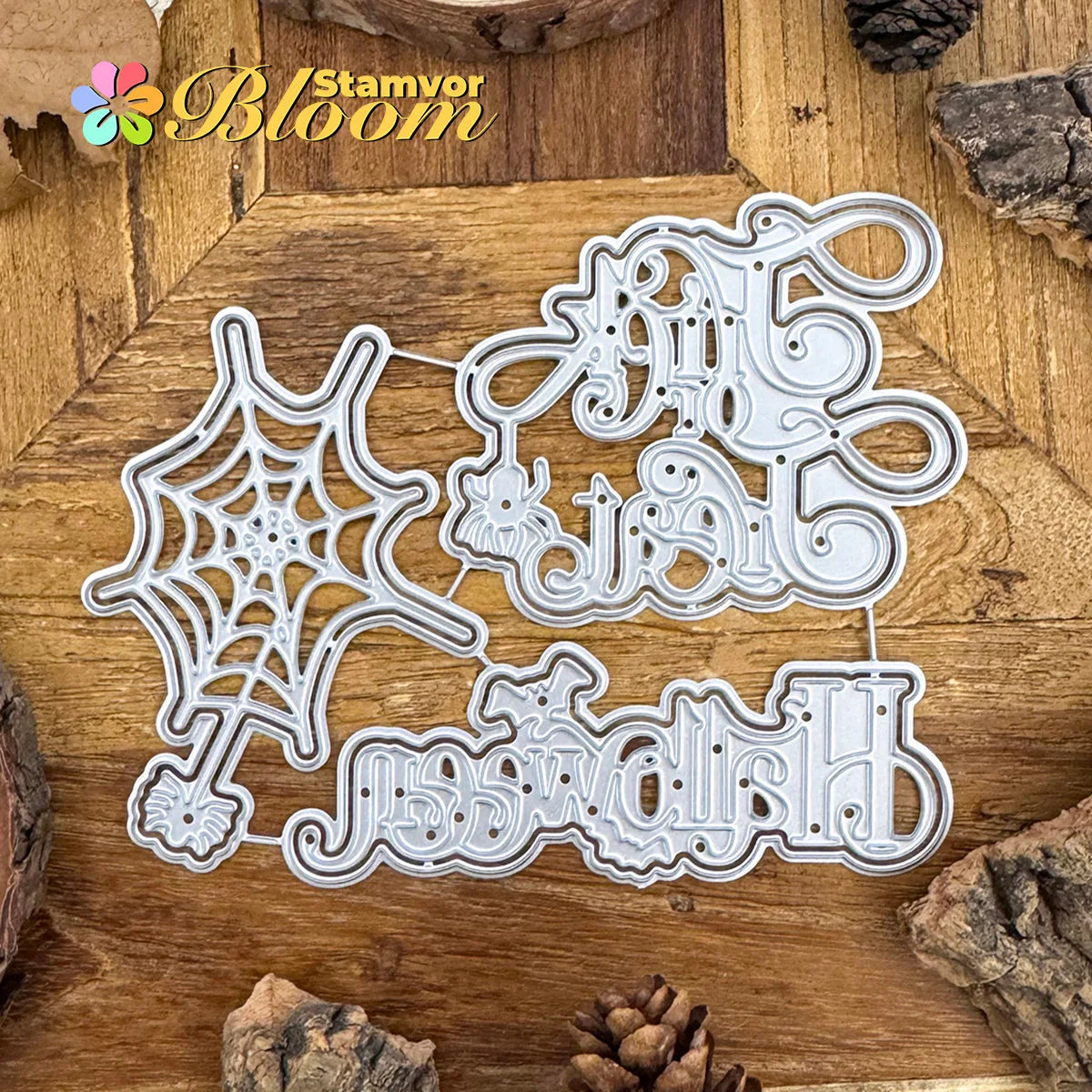Metalen snijmal voor Kaarten maken en Scrapbook Halloween teksten