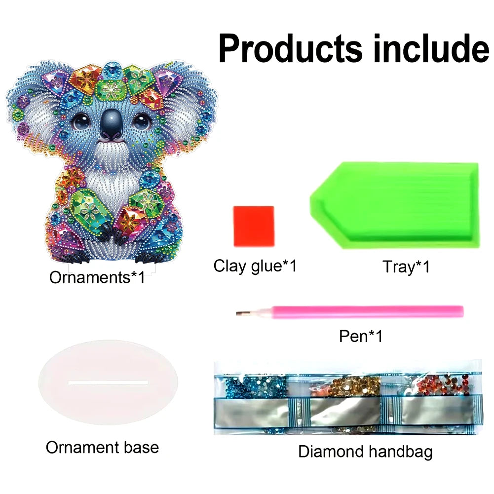 Diamond Painting Tafelornament Dieren Acryl Bureau Decoratie - Rog