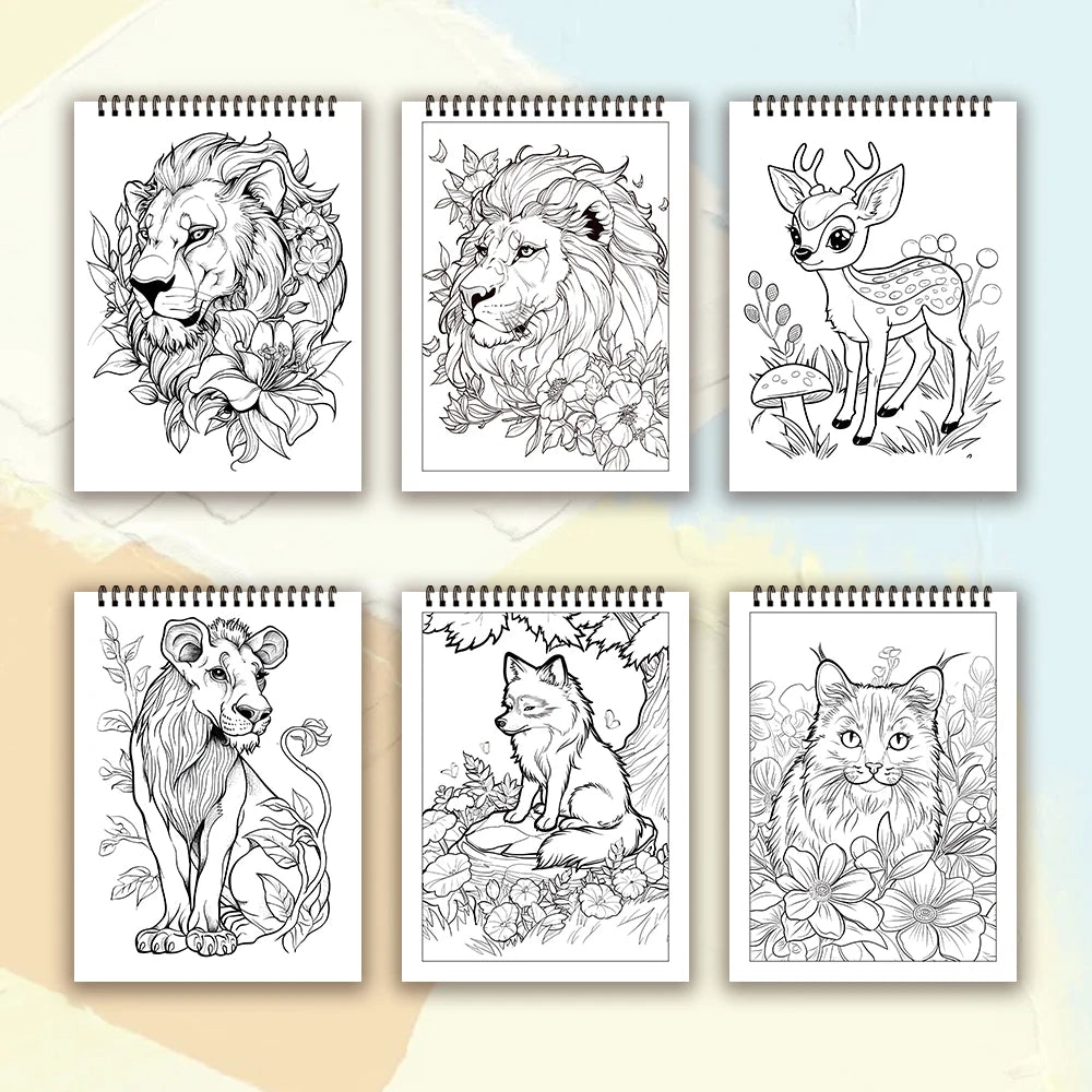 Kleurboek voor volwassenen en tieners – Ontspannend kleurplezier met 30 vellen dik papier