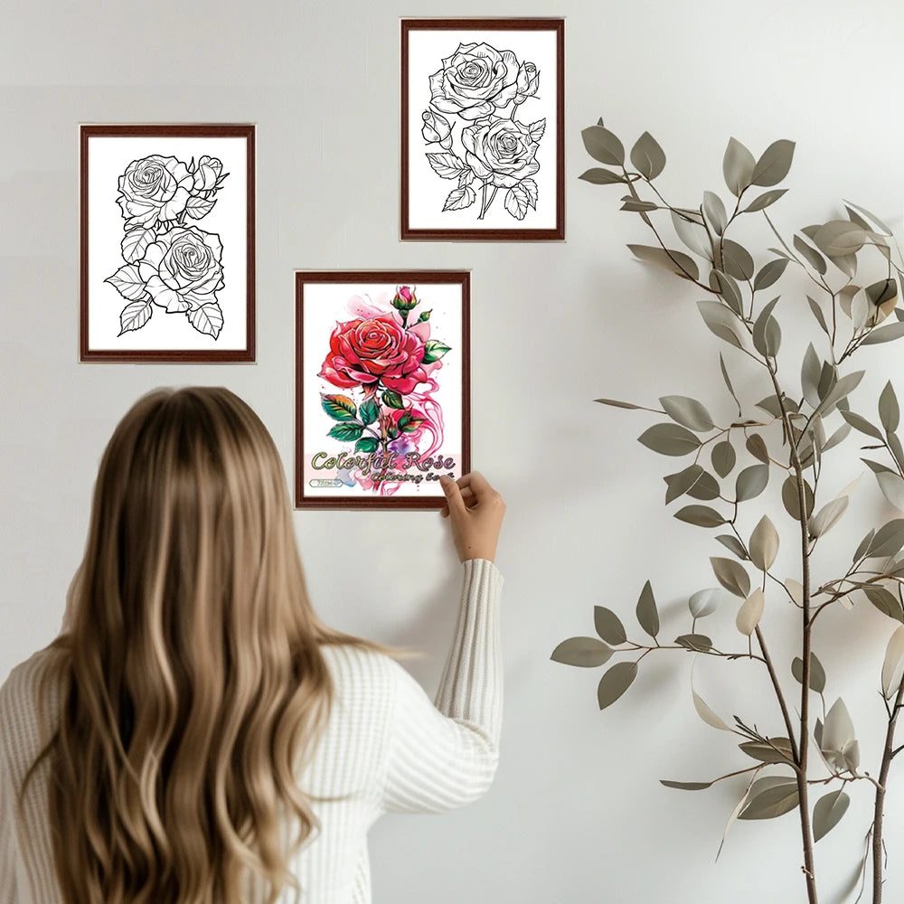 Kleurboek voor volwassenen en tieners – 30 bladen premium dik papier, ontspannend tekenplezier