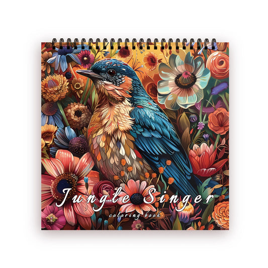 Kleurboek voor volwassenen – ontspannende kleurplaten met spiraalbinding - 003