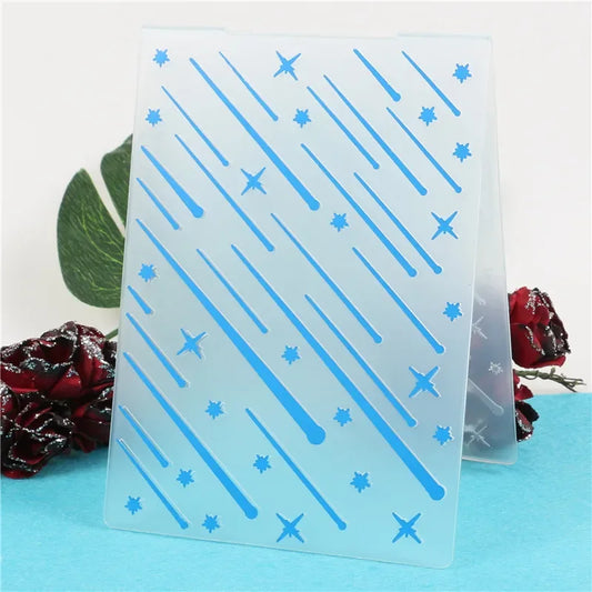 Embossing folder met sterrenpatroon voor scrapbooking en kaarten
