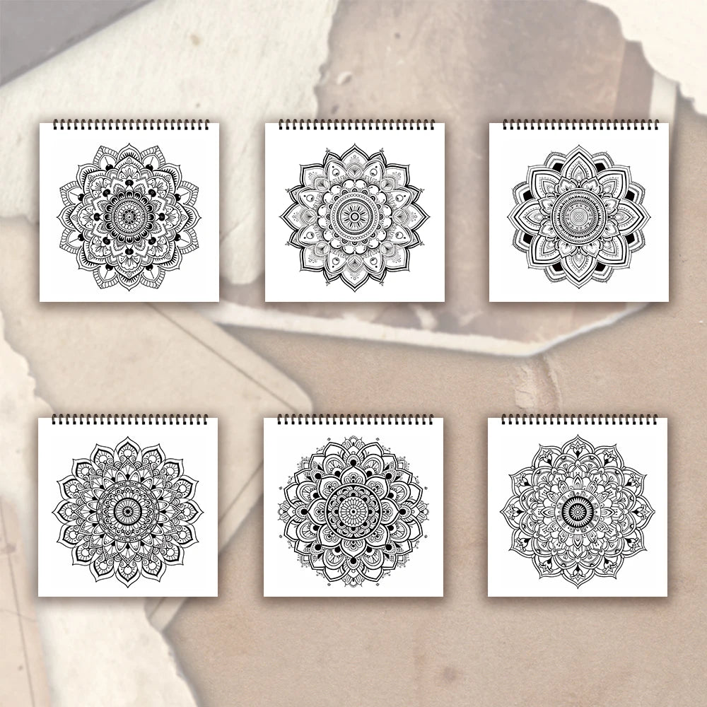 Kleurboek voor volwassenen en tieners – 30 vellen dik papier met spiraalbinding