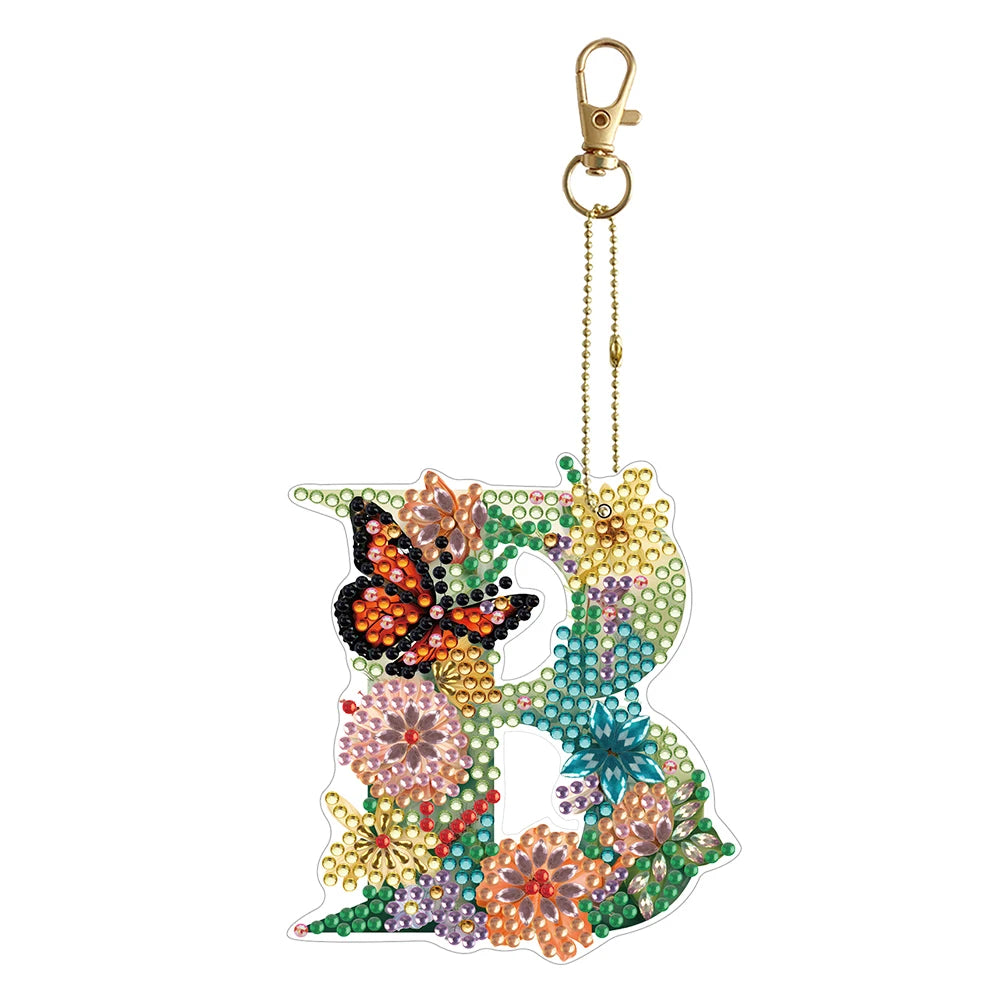 Diamond Painting Sleutelhanger set - Speciale Vorm Letters