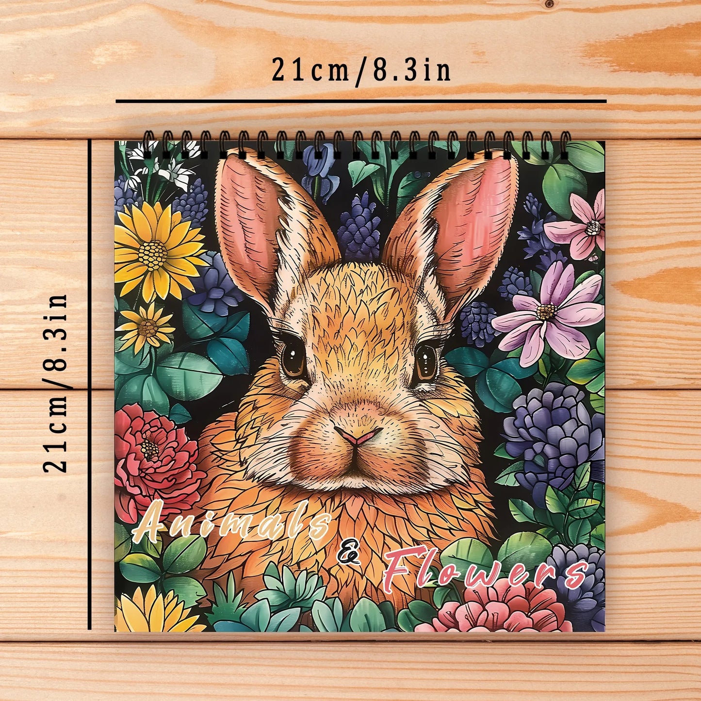 Kleurboek voor volwassenen – ontspannende kleurplaten met spiraalbinding - 005