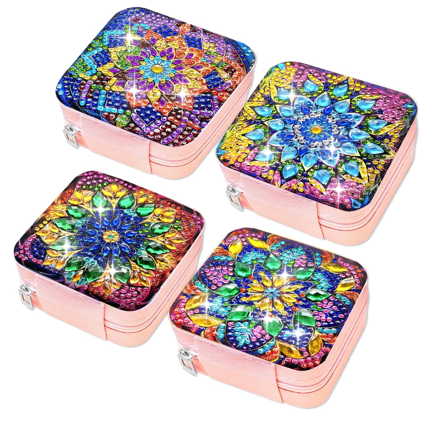 Diamond Painting Sieradendoosje Mandala Opbergdoos Decoratief