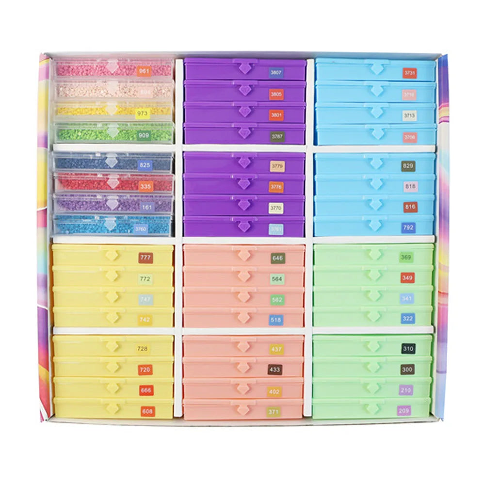 Diamond Painting Sorteerdoos met handige opbergtray voor steentjes