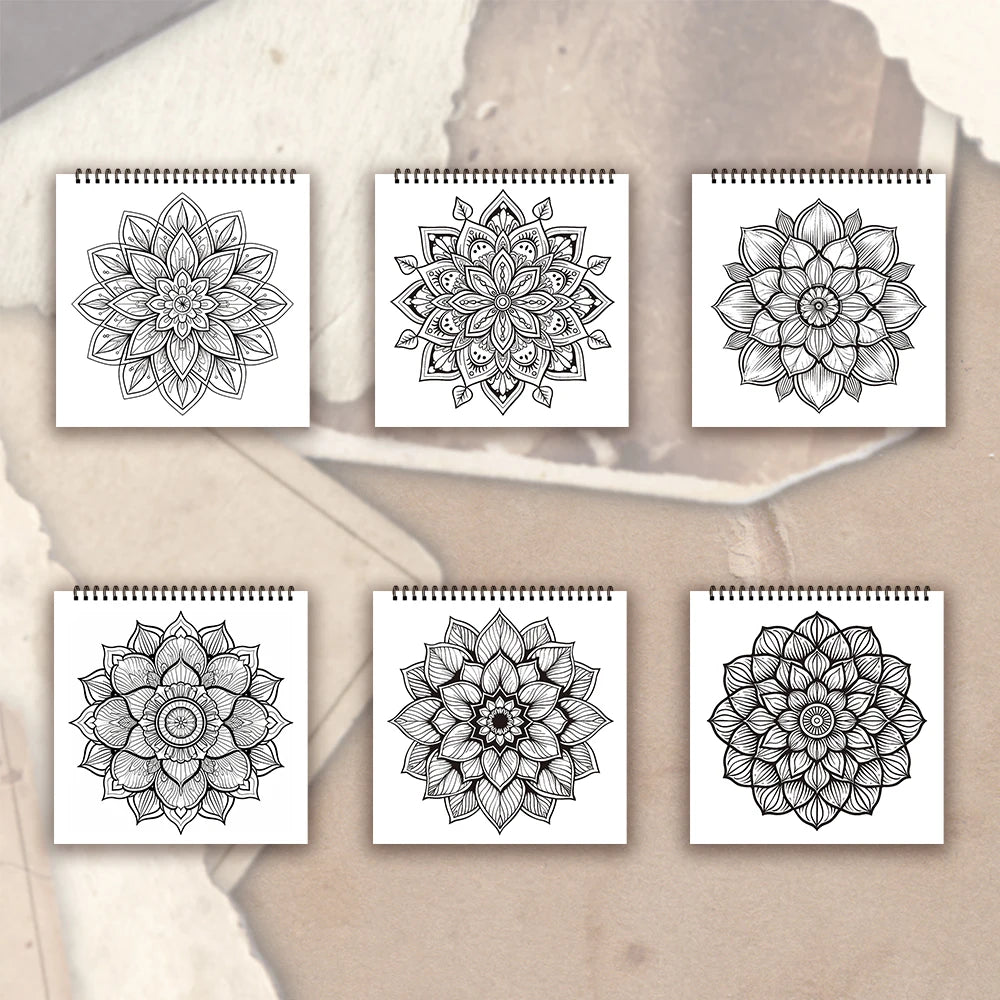 Kleurboek voor volwassenen en tieners – 30 vellen dik papier met spiraalbinding