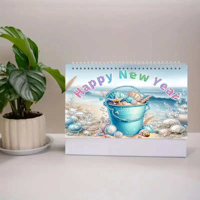 Diamond Painting Kalender met 13 feestelijke schilderijen