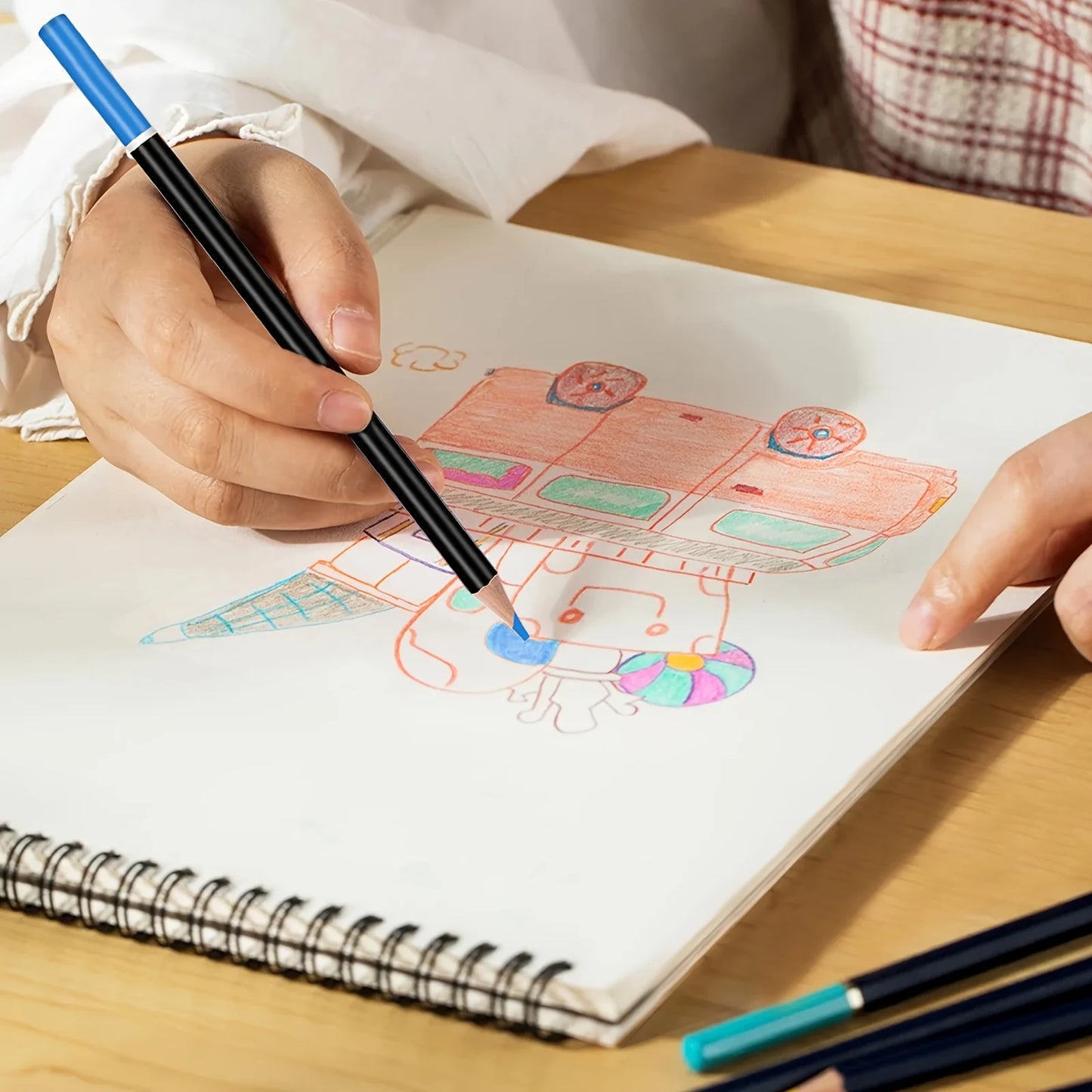 Kleurpotloden set – 72 professionele oliepotloden voor kleuren & schetsen