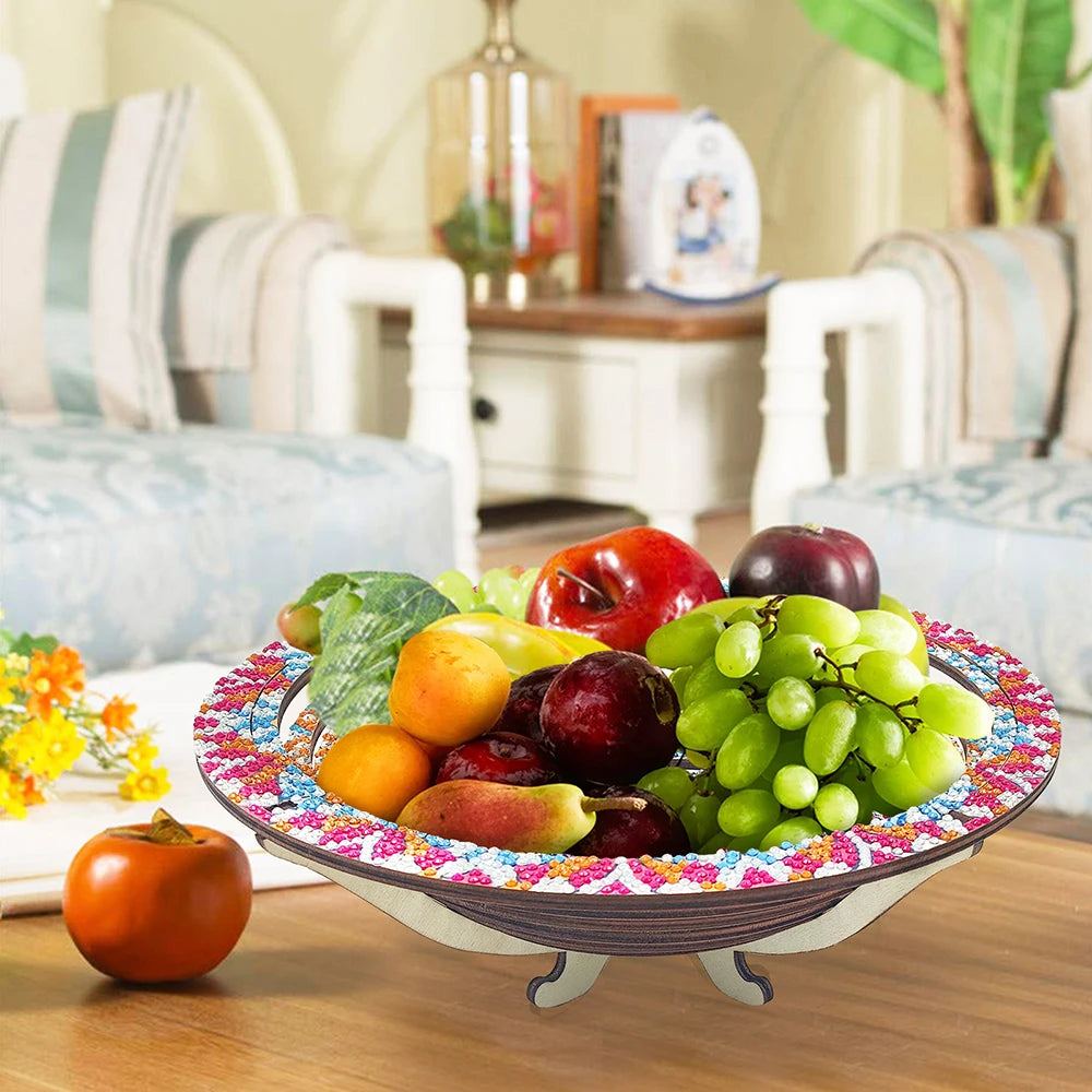 Diamond Painting Fruitschaal Mandala Decoratief Bord Keuken