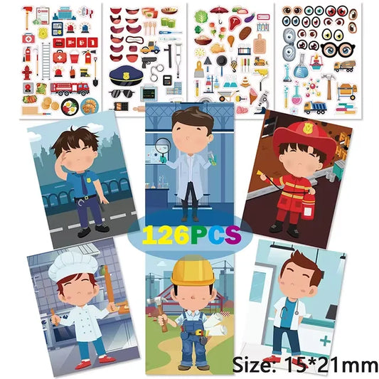 Sticker pret – Maakplezier met puzzel sticker set voor kinderen - 004