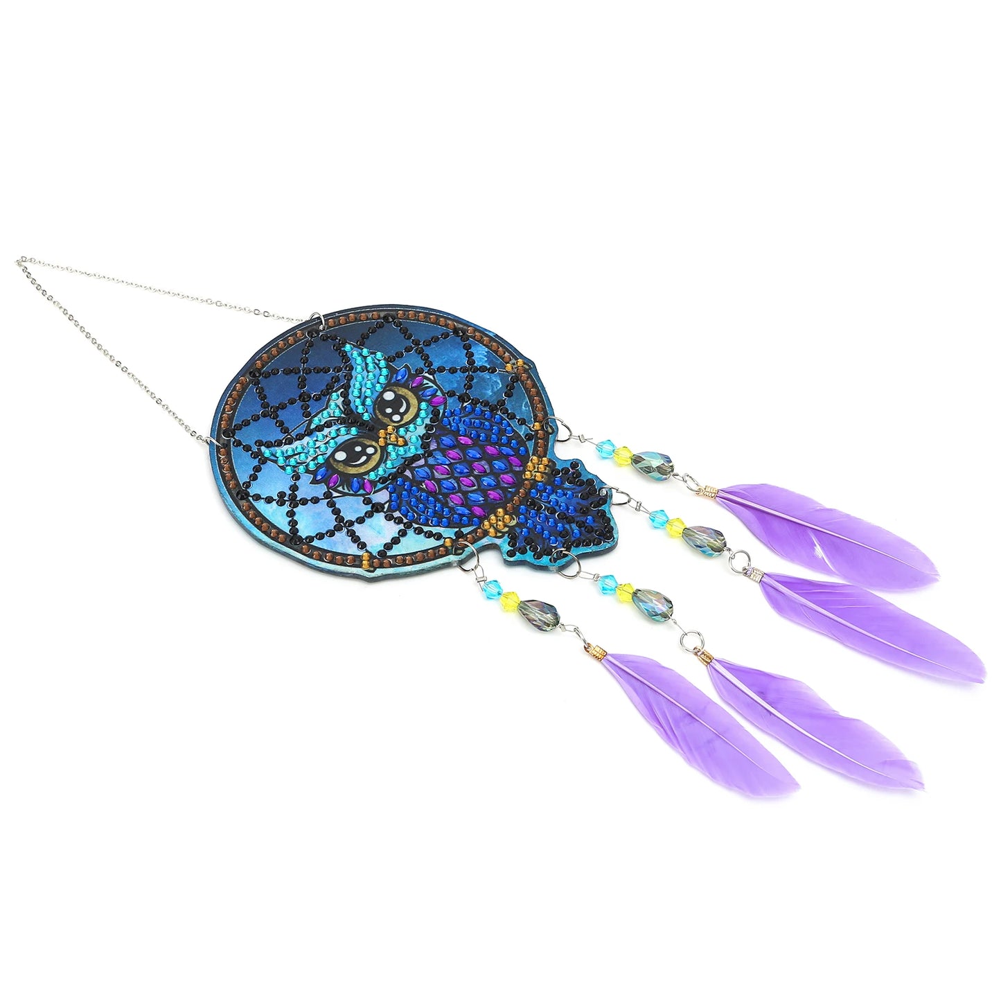 Diamond Painting Dromenvanger dieren - Dubbelzijdige Hanger - DZ3027