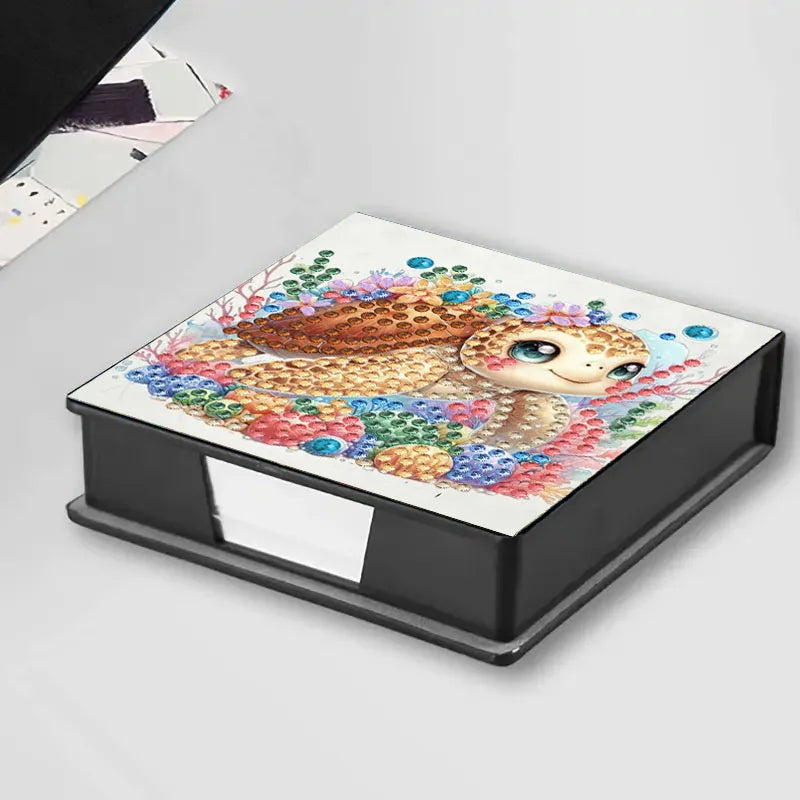 Diamond Painting opbergdoos met onder anderen pauwdesign – stijlvol en praktisch
