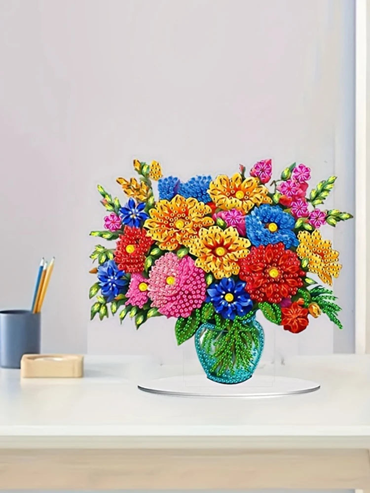 Diamond Painting Tafelornament Bloemmotief Decoratief