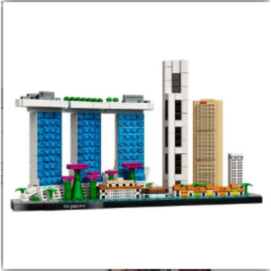 Bouwpakket Urban Architectuur – Creatief Modelbouw Speelplezier - Singapore