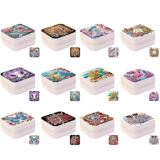 Diamond Painting Sieradendoosje Dieren & Planten Speciale Steentjes