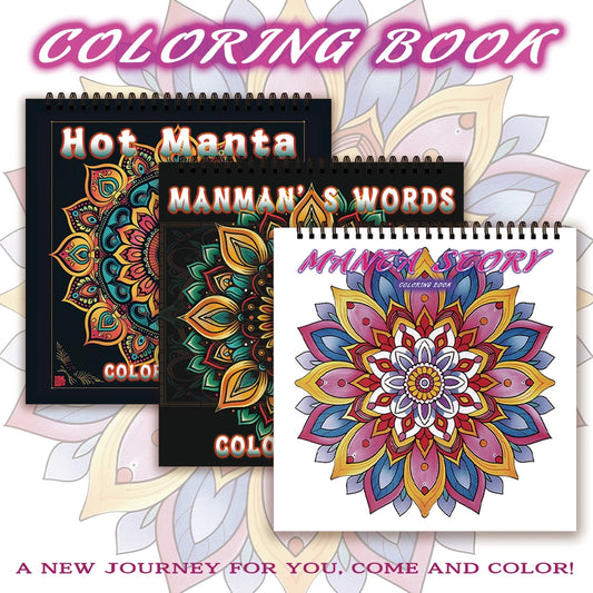 In Textu - Mandalas - Kleurboek voor Volwassenen en Tieners - Premium Papier 200 g/m² - Fijne Spiraalbinding In Textu - Mandalas - Kleurboek voor Volwassenen en Tieners - Premium Papier 200 g/m² - Fijne Spiraalbinding