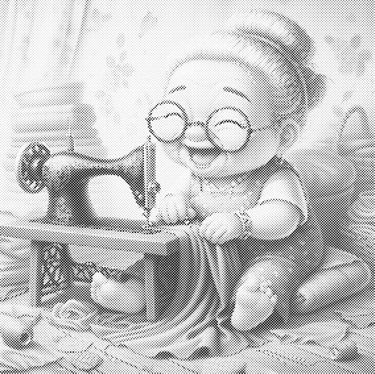 DOT Painting - Gekke Oma's (40x40cm t/m 60x60cm) – Met of zonder stiften