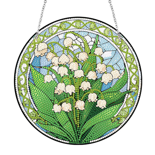 Diamond Painting Hangend Ornament - Acryl Enkelzijdig - Creatieve Wanddecoratie - D50