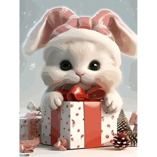 Schilderen op nummer Kerst Dieren met Acrylverf en Lijst (optioneel) - 9950525