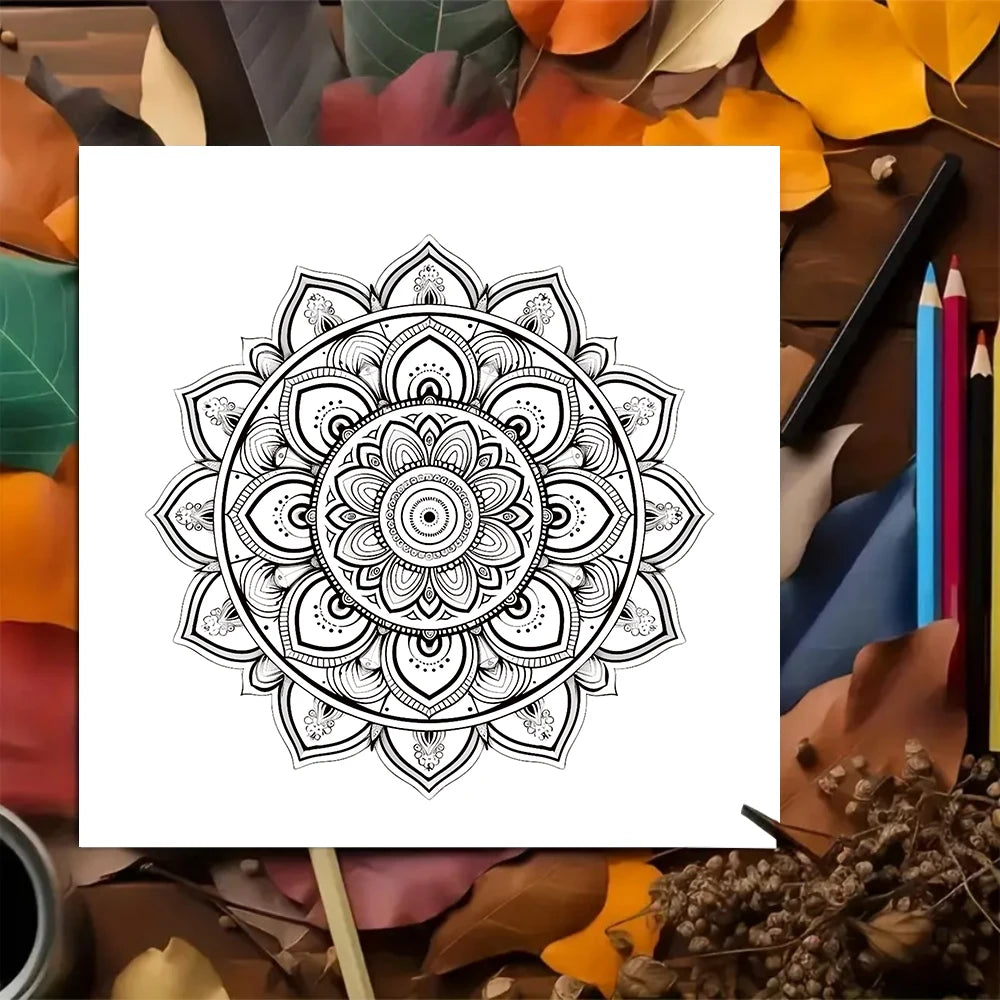 Kleurboek voor volwassenen en tieners – 30 vellen dik papier met spiraalbinding