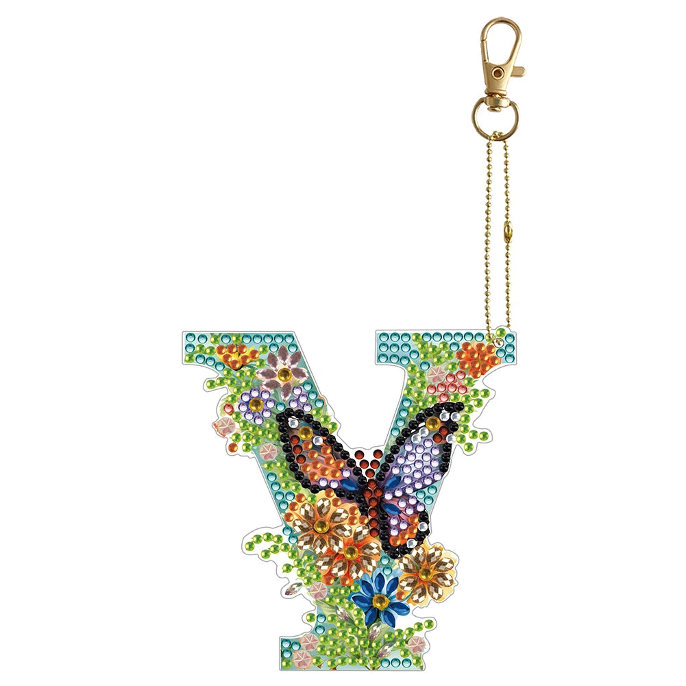 Diamond Painting Sleutelhanger set - Speciale Vorm Letters