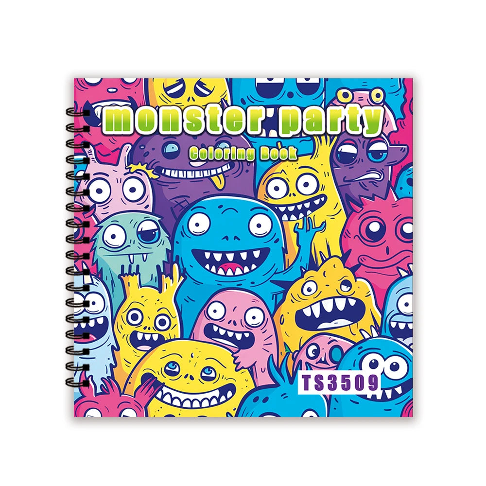 Kleurboek voor volwassenen en tieners – Spiraalgebonden creatief tekenboek met dik papier