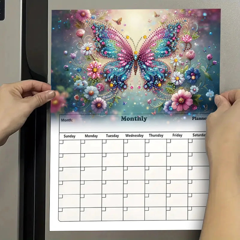 Diamond Painting Kalender met Magnetische Whiteboard Set voor Beginners
