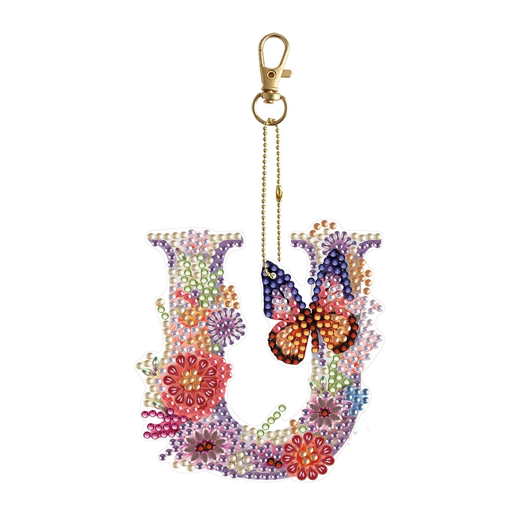 Diamond Painting Sleutelhanger set - Speciale Vorm Letters