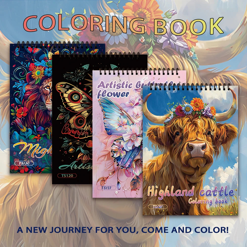 Kleurboek voor volwassenen en tieners – Ontspannend kleurplezier met 30 vellen dik papier