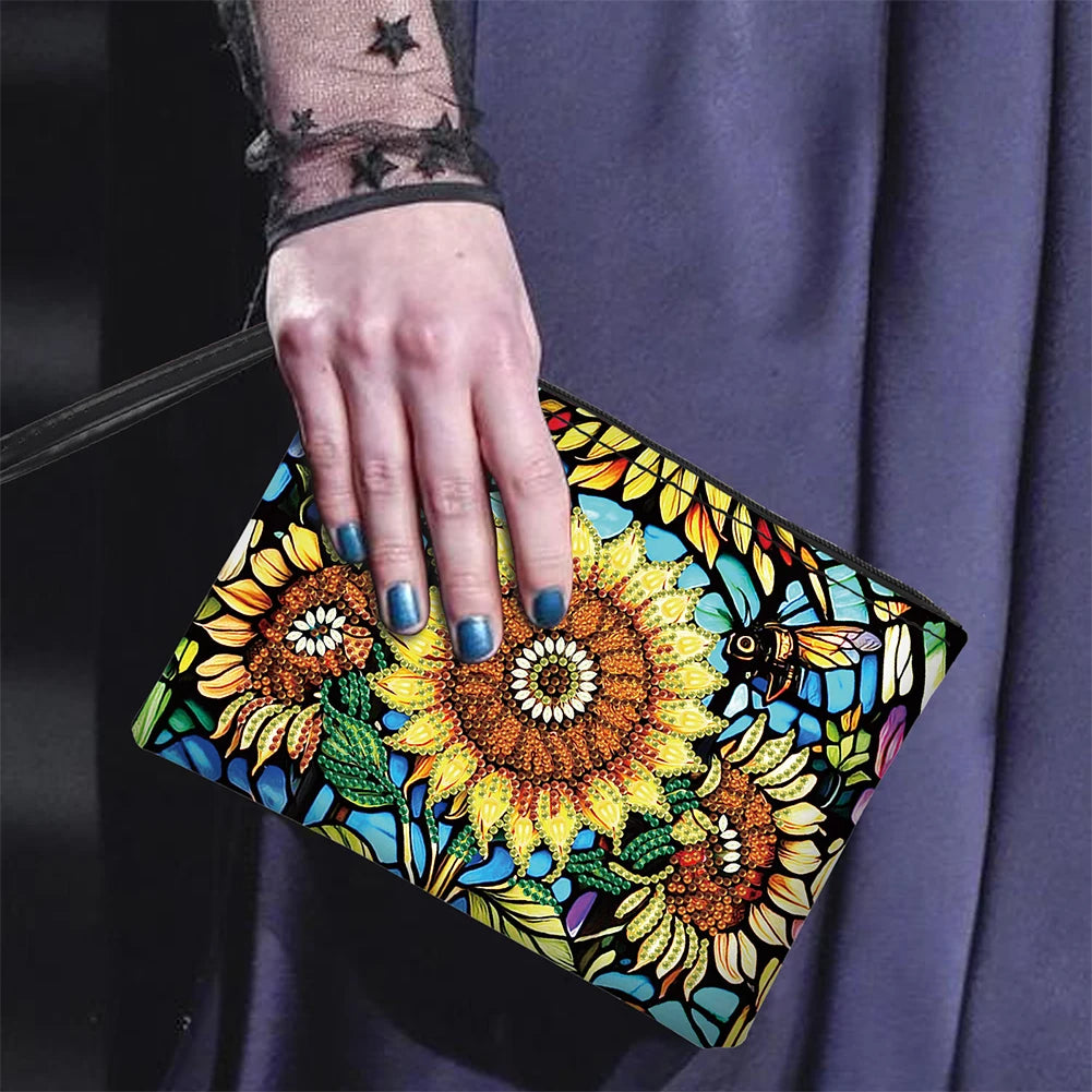 Diamond Painting Etui - Cartoon Design met Speciale Vorm Steentjes