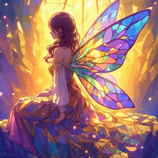 Diamond Painting Mensen - Schitterend Portret met Kristalsteentjes - DZDP80454