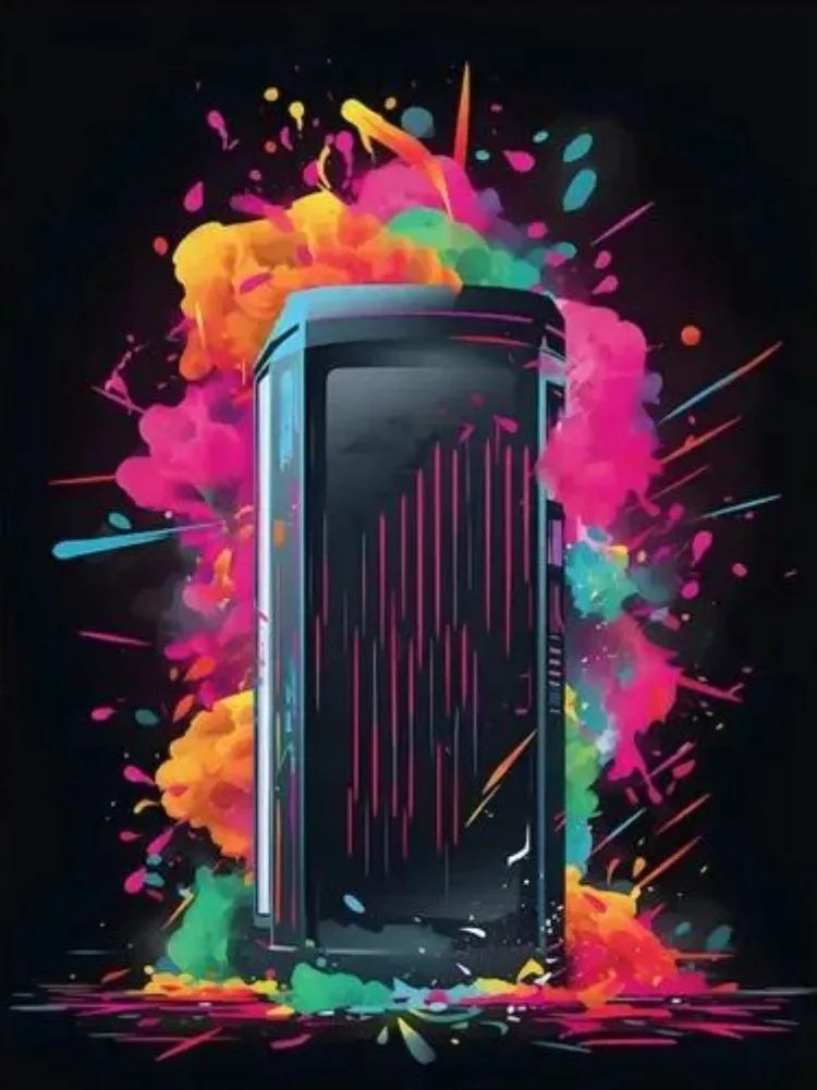 AB Diamond Painting op canvas - Fairy Dust Neon Game Controller