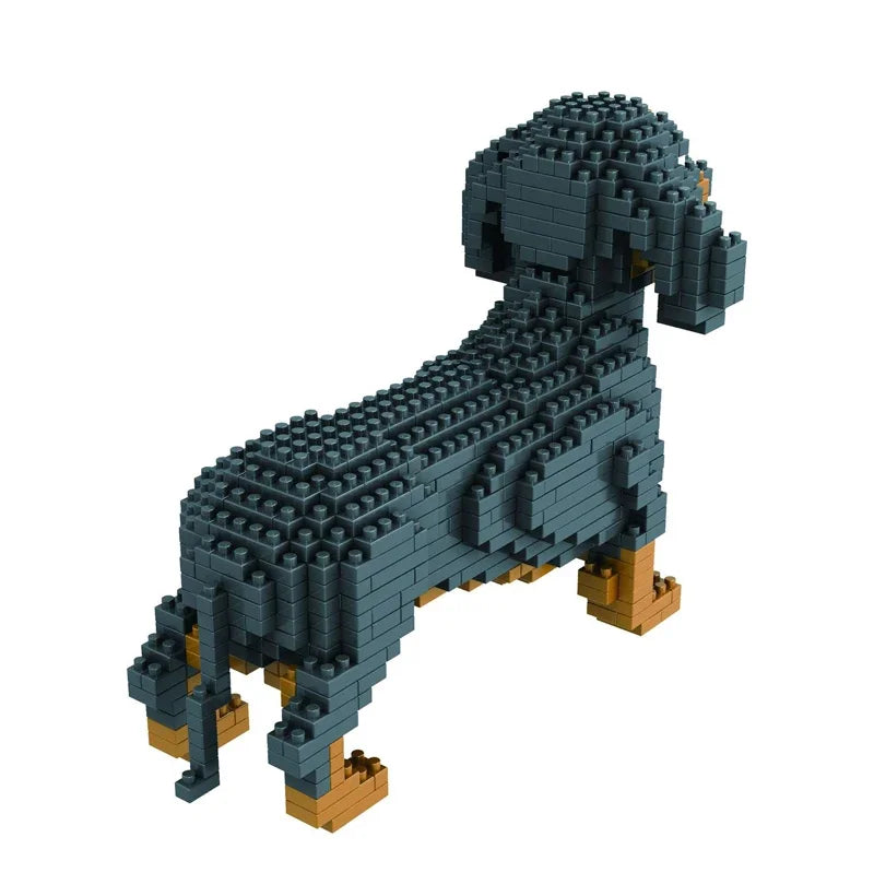 Bouwpakket dieren - Mini honden bouwset voor kinderen en volwassenen