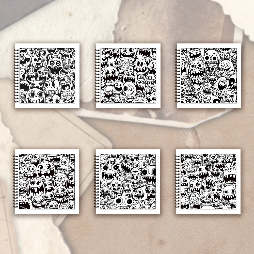 Kleurboek voor volwassenen en tieners – Spiraalgebonden creatief tekenboek met dik papier