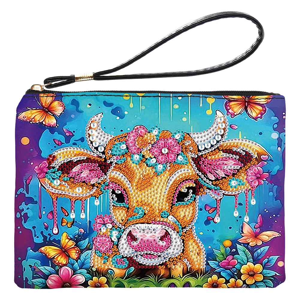 Diamond Painting Etui - Cartoon Design met Speciale Vorm Steentjes
