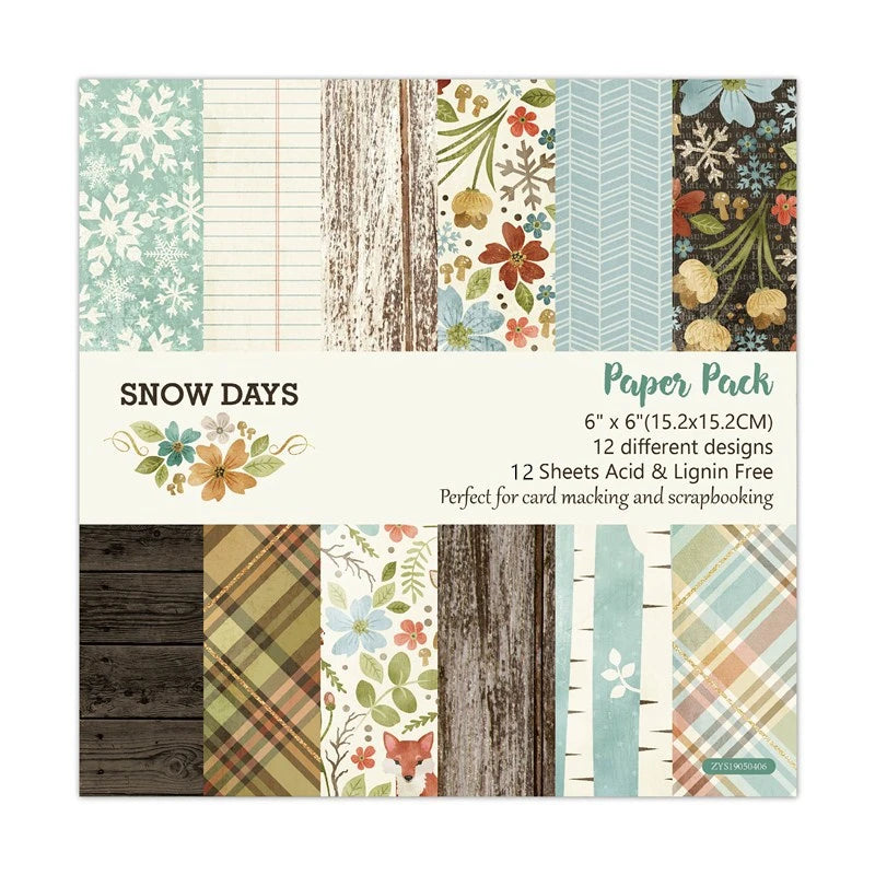 Papier voor kaarten maken en scrapbook met rozenpatroon