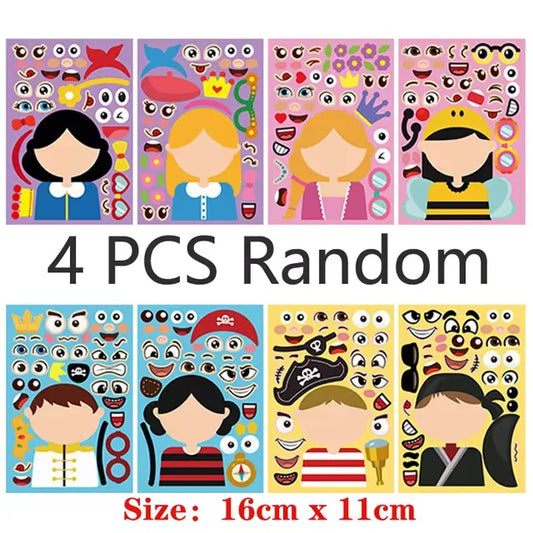Sticker pret – Maakplezier met puzzel sticker set voor kinderen - 008