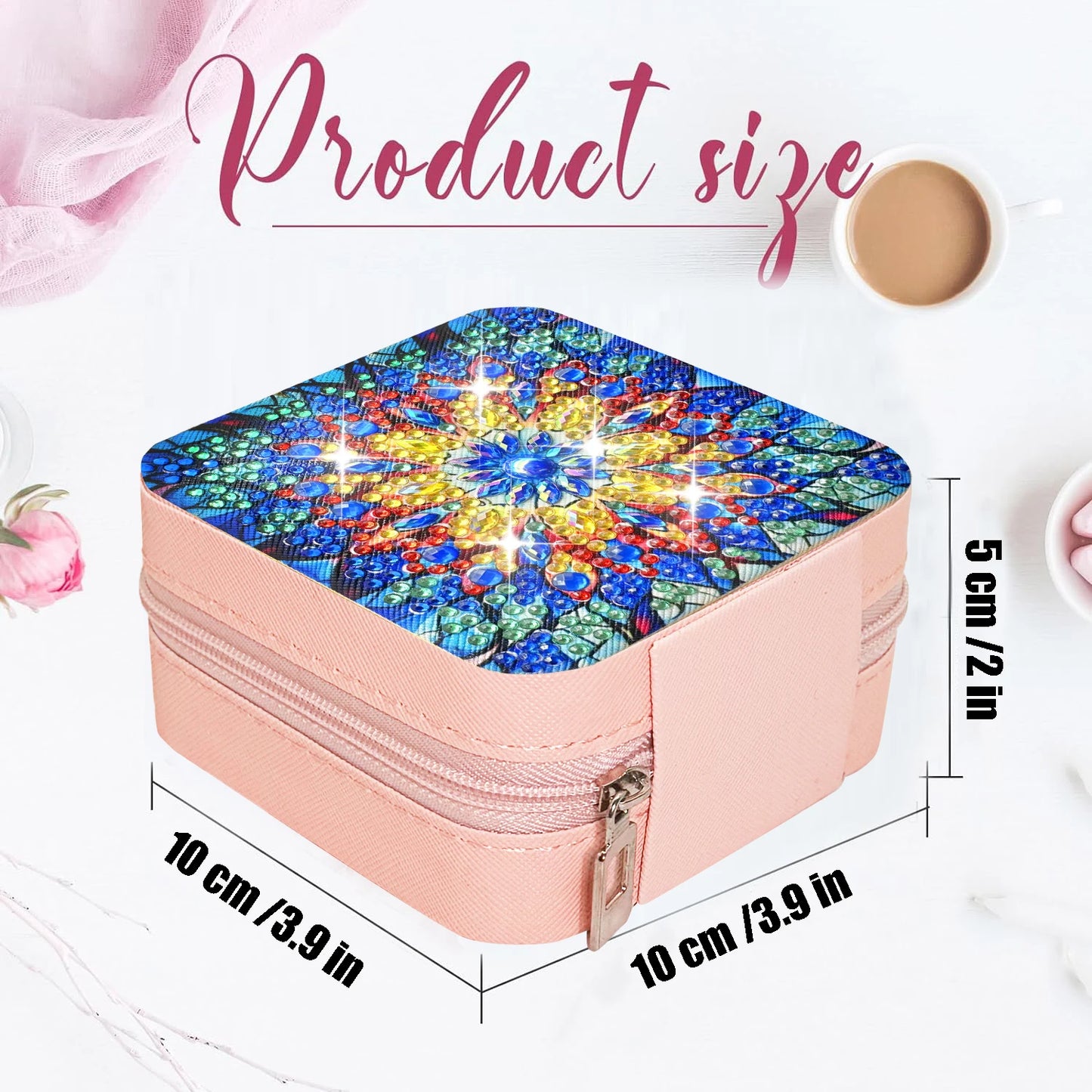 Diamond Painting Sieradendoosje Mandala Opbergdoos Decoratief