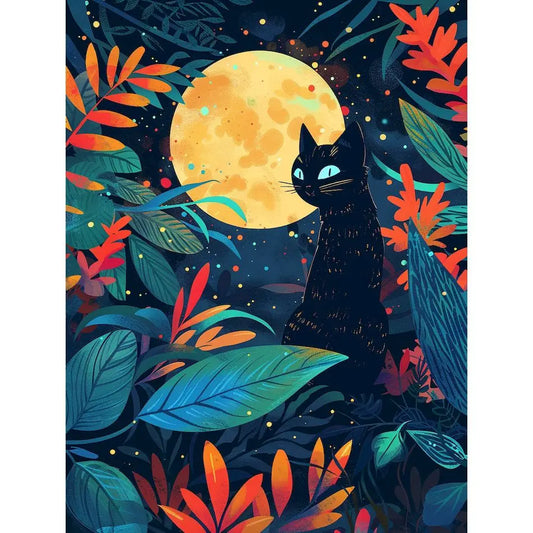 Schilderen op nummer Dieren - Kat Modern Schilderij - 9967452