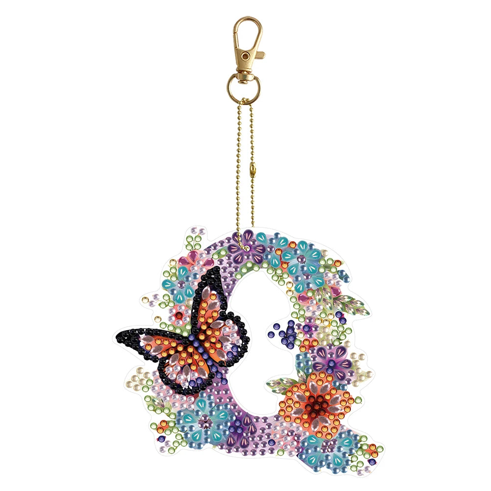 Diamond Painting Sleutelhanger set - Speciale Vorm Letters