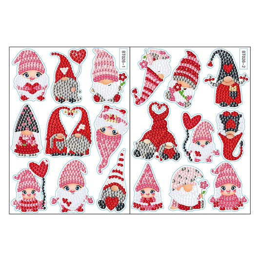 Diamond Painting Sticker set BT026 | Zelfklevende Stickers met Steentjes | Creatieve Knutselset voor Kinderen