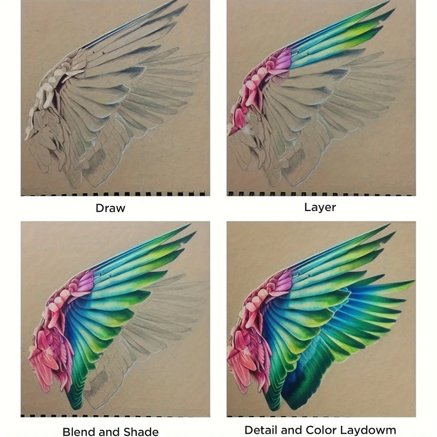 Kleurpotloden set 120 kleuren met schetsboek voor kunstenaars en kleurboeken