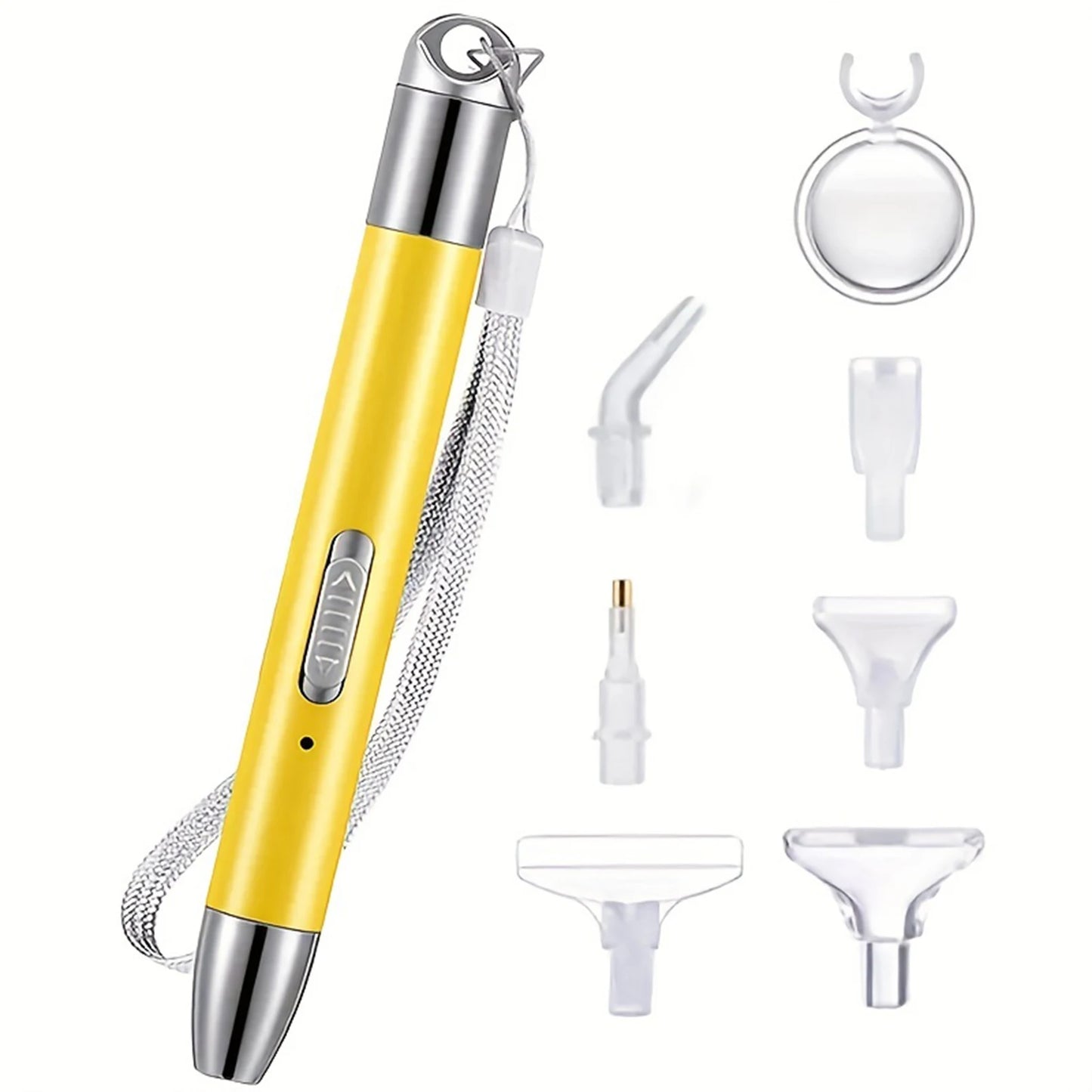 Diamond Painting Pen verlicht oplaadbaar met USB oplaadkabel en accessoires
