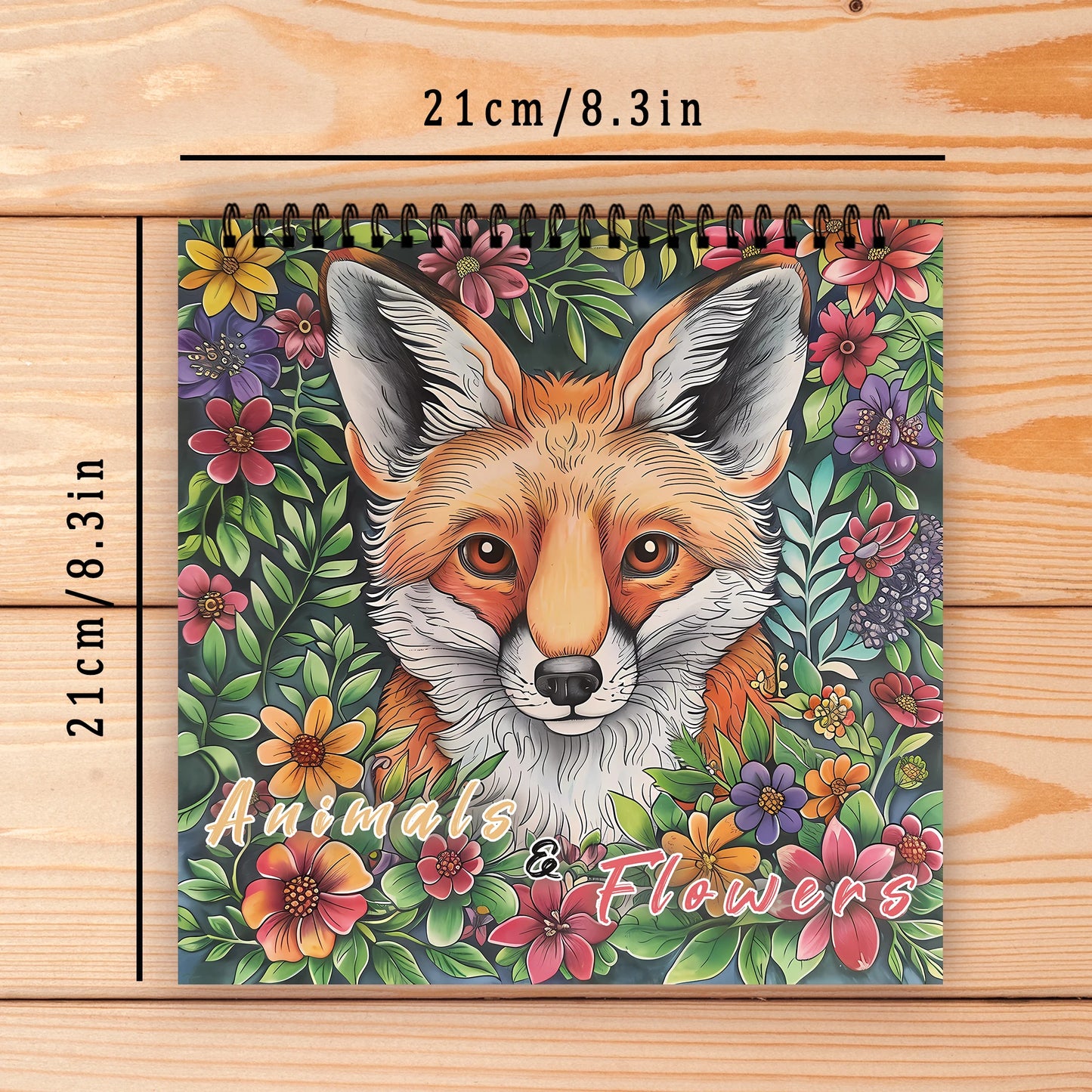 Kleurboek voor volwassenen – ontspannende kleurplaten met spiraalbinding - 004