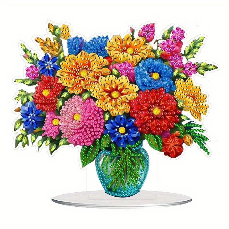 Diamond Painting Tafelornament Bloemmotief Decoratief