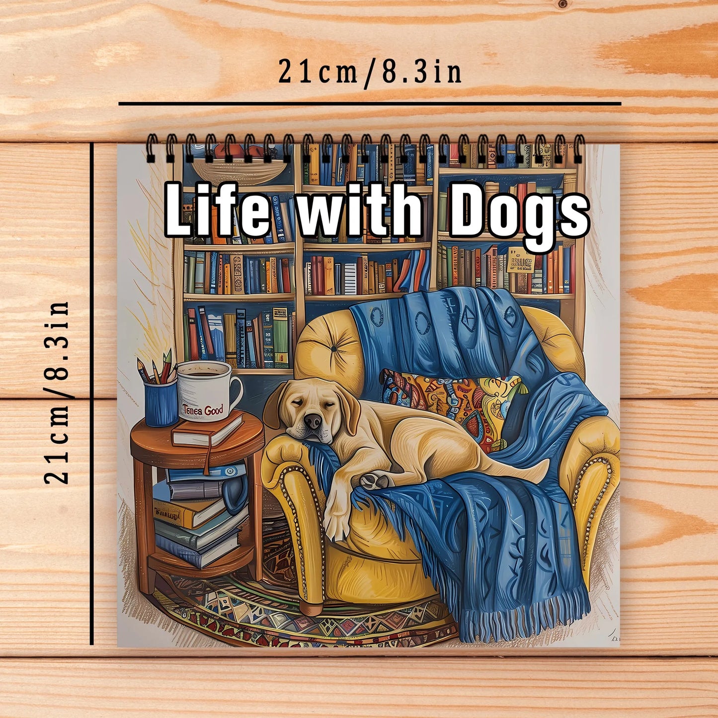 Kleurboek voor volwassenen – ontspannende kleurplaten met spiraalbinding - 001