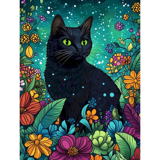 Schilderen op nummer Dieren - Kat Modern Schilderij - 9967442